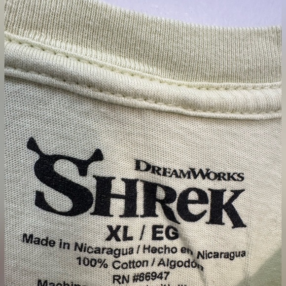 Dreamworks Shrek Cream T-Shirt - Picture 3 of 4